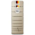 Produktbild: 4rain Slim Regentonne 650 Liter sandbeige - Wandtank, Wassertank, Fass, Regenfass, Wasserbehälter, Regenwassertank, Regenwassertonne, Wasserfass, Wassertonne, Wassertonnen für Garten