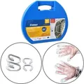 Produktbild: Schneeketten KNN 90 Anti-Skid 13-18 Zoll 235/60-13 - 205/40-18 Ö-Norm geprüft - 9 mm - speziell gehärteter Kettenstahl mit Aufbewahrungsbox