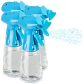 Produktbild: PEARL 4er-Set Akku-Handventilator mit Wassersprüher, 400 ml, 800mAh