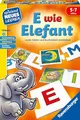 Produktbild: Ravensburger 24951 - E wie Elefant - Spielen und Lernen für Kinder, Lernspiel für Kinder von 5-7 Jahren, Spielend Neues Lernen für 1-4 Spieler