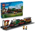 Produktbild: LEGO City Klassischer Dampfzug Spielzeug - STEM Modellbausatz - Set mit Bahnhof, Schienen, Führerstand Steuerung, Haltesignal und 5 Minifiguren - Geburtstagsgeschenk für Jungen ab 7 Jahren - 60511