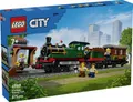 Produktbild: 60511 LEGO CITY Klassischer Dampfzug Bau- und Spielset Dampflok mit Kohlenwagen, Personenwagen und Bahnsteig