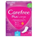 Produktbild: Carefree Plus Große Hygiene-Einlagen 48 Stück - Saugstark & Diskret