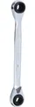 Produktbild: Ringschlüssel 4 in 1 GEARplus® Doppel-Ratschenringschlüssel, umschaltbar, 8x9x10x11mm