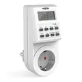 Produktbild: ANSMANN Zeitschaltuhr, Wochenzeitschaltuhr AES6 individuell programmierbar mit LCD-Display, 3680W, Digitale Zeitschaltuhr mit 18 vorprogrammierten Schaltzeiten, Zufallsfunktion, Sommerzeitschaltung