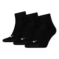 Produktbild: PUMA unisex Quarter Sportsocken Kurzsocken Socken 3 Paar, Farbe:Schwarz, Menge:3 Paar (1x 3er Pack), Größe:35-38, Artikel:-200 black