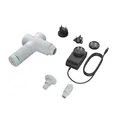 Produktbild: Hyperice Massagepistole Hypervolt GO 2 - das ultimative, tragbare Perkussionsmassagegerät - (2 Aufsätze) weiss