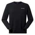 Produktbild: Berghaus Herren Logo Sweatshirt Crew Neck Jumper, zusätzliche Wärme, extra bequem, Schwarz, M