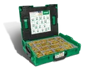 Produktbild: SPAX Montagekoffer L-BOXX 2925x Universalschrauben YELLOX Senkkopf PZ und Bits