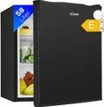 Produktbild: Mini Kühlschrank 58L schwarz leise Glasablagen stufenlos Modell 2023