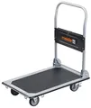 Produktbild: Meister Plattformwagen - Klappbar - Bis 150 kg Tragkraft - Feststellbremse / Transporthilfe mit Lenkrollen / Paketwagen mit Antirutsch-Beschichtung / Klappwagen aus Stahl / 8985530