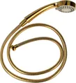 Produktbild: tecuro Antikalk - Handbrause ew-080 gold - mit 3-Funktionen und Metallschlauch 200 cm - vergoldet