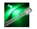 Produktbild: world-trading-net Modellbausatz 25 LEDs 5mm, wasserklar, Linse konkav, grün