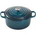 Produktbild: Le Creuset BRÄTER RUND SIG 20 CM DEEP TEAL