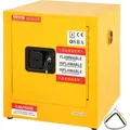 Produktbild: **11 Gallonen Sicherheitsbehälter – 43 x 43 x 46 cm – Gefahrstoffschrank mit manuellen Scharnieren – Hitzebeständig**