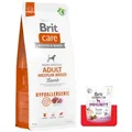Produktbild: BRIT CARE Dog Hypoallergenic Adult Medium Breed Lamb 12kg + Brit Care Snack Immunity 150g