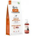 Produktbild: BRIT CARE Dog Hypoallergenic Adult Medium Breed Lamb 12kg + LAB V 500ml -5% billiger!!!
