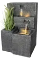 Produktbild: Arnusa Gartenbrunnen Grada Springbrunnen, (Komplett-Set), mit LED Beleuchtung und Pflanzbecken