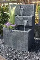 Produktbild: B-Ware Springbrunnen Grada Bepflanzbar mit Beleuchtung Wasserfall Gartenbrunnen