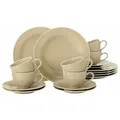 Produktbild: Seltmann Weiden Beat Color Glaze Kaffeeservice 18-teilig - Sandbeige