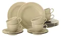 Produktbild: SELTMANN WEIDEN Kaffeeservice 18-teilig BTR - Beat - Form: Rund mit Rillenrelief - moderner Stil - Sandbeige - Color Glaze