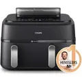 Produktbild: Philips 5000 Series Na551/00 Heißluftfritteuse Schwarz Silber