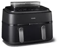 Produktbild: Philips Series 5000 NA551/00 Doppel Heißluftfritteuse 9 l 2750 W  Schwarz,