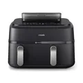 Produktbild: Philips Series 5000 NA551/00 Steam Airfryer Doppel-Heißluftfritteuse Airfryer