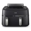 Produktbild: Philips NA551/00 5000 Series Steam Airfryer Dual Heißluftfritteuse 9L
