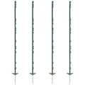 Produktbild: 80x Weidezaunpfähle 156cm Kunststoffpfähle Weidezaunpfahl Koppelpfahl grün