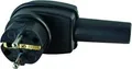 Produktbild: Kopp Vollgummi Schutzkontakt-Winkelstecker 178216047 | Schuko IP44 | 16A | 250V | schwere Ausführung | schwarz