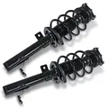 Produktbild: BESTPRICE 2x Gasdruck Stoßdämpfer Vorne Federbein Zweirohr, Kompatibel mit FORD FIESTA Mk5 (JH_, JD_), FIESTA Mk5 Van, MAZDA 2 (DY)