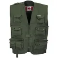 Produktbild: FoxOutdoor Anglerweste Outdoor Weste, oliv, schwere Ausführung grün XL