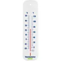 Produktbild: Weißes Wandthermometer für Verwendung in Innen- und Außenbereichen, mit C-/F-Anzeige, für Heim, Garten, Gewächshaus, Büro