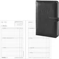 Produktbild: Chronoplan Taschenkalender 50826, Mini, Jahr 2026, Business Edition, schwarz 1 Woche auf 2 Seiten, A6