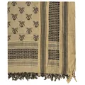Produktbild: Mil-Tec Shemagh Halstuch Skull Draussen Bandana Heer Kopftuch Coyote / Schwarz
