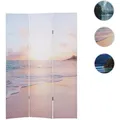 Produktbild: Foto-Paravent HWC-A83, Raumteiler Trennwand Sichtschutz, MVG-zertifiziert ~ 180x121cm Ocean