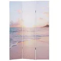 Produktbild: Foto-Paravent HWC-A83, Raumteiler Trennwand Sichtschutz, MVG-Zertifiziert - 180x121cm Ocean