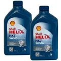 Produktbild: 2x1  Liter Shell Helix HX7 5W-40 Motorenöl 5W40 Motoröl A3 B4 Fiat MB VW API SP