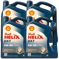 Produktbild: 4x5  Liter Shell Helix HX7 5W-40 Motoröl 5W40 MB 229.3 VW 502.00 505.00  Renault