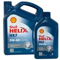 Produktbild: 5+1  Liter Shell Helix HX7 5W-40 Motorenöl 5W40 Motoröl A3 B4 Fiat MB VW API SP