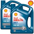 Produktbild: 2x Shell HX7 5W-40 Motoröl API SP ACEA A3/B4 MB 229.3 VW 502.00/505.00 5L