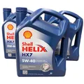 Produktbild: 3x5 Liter Karton Shell Helix HX7 5W-40 Motorenöl
