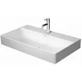 Produktbild: Duravit DuraSquare Möbel-Waschtisch 23538000701 80 x 47 cm, ohne Überlauf, mit Hahnlochbank, ohne Hahnloch, weiß WonderGliss