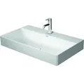 Produktbild: Duravit DuraSquare Waschtisch, 80x47cm, ohne Hahnloch, ohne Überlauf, von unten glasiert, 23538000701, Farbe: Weiß mit Wondergliss
