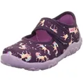 Produktbild: Superfit BONNY WMS: Mittel Hausschuh Kindergartenschuh mit Einhorn-Motiv, Größenschablone zum Download lila 25 EU
