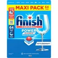 Produktbild: finish Spülmaschinentabs Calgonit PowerBall, Alles in 1, kraftvolle Reinigung, strahlender Glanz, 64 Tabs