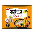 Produktbild: Nissin Demae Ramen – Ente, Einzelpack, Instant-Nudeln japanischer Art, mit Entenfleisch-Geschmack, Knoblauch & asiatischen Gewürzen, schnell & einfach zubereitet, asiatisches Essen (1 x 100 g)