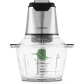 Produktbild: 40961 Design Mini Chopper Plus Zerkleinerer 400 W 6 Klingen 0,6 l Glas Behälter (Edelstahl, Transparent)