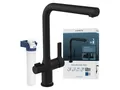 Produktbild: Schütte Küchenarmatur mit FILTERSYSTEM AQUASTAR PRO (Schwarz matt)